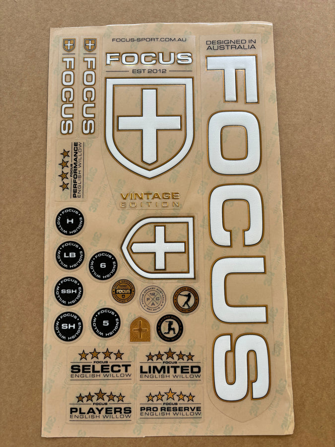 Focus VINTAGE Bat Stickers Focus VINTAGE Bat Stickers