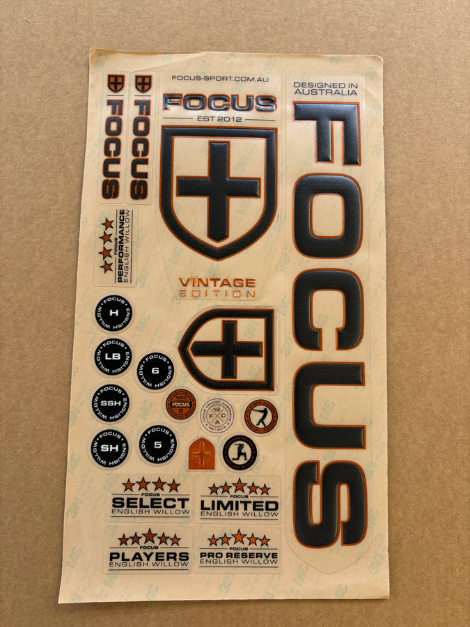 Focus VINTAGE Bat Stickers Focus VINTAGE Bat Stickers