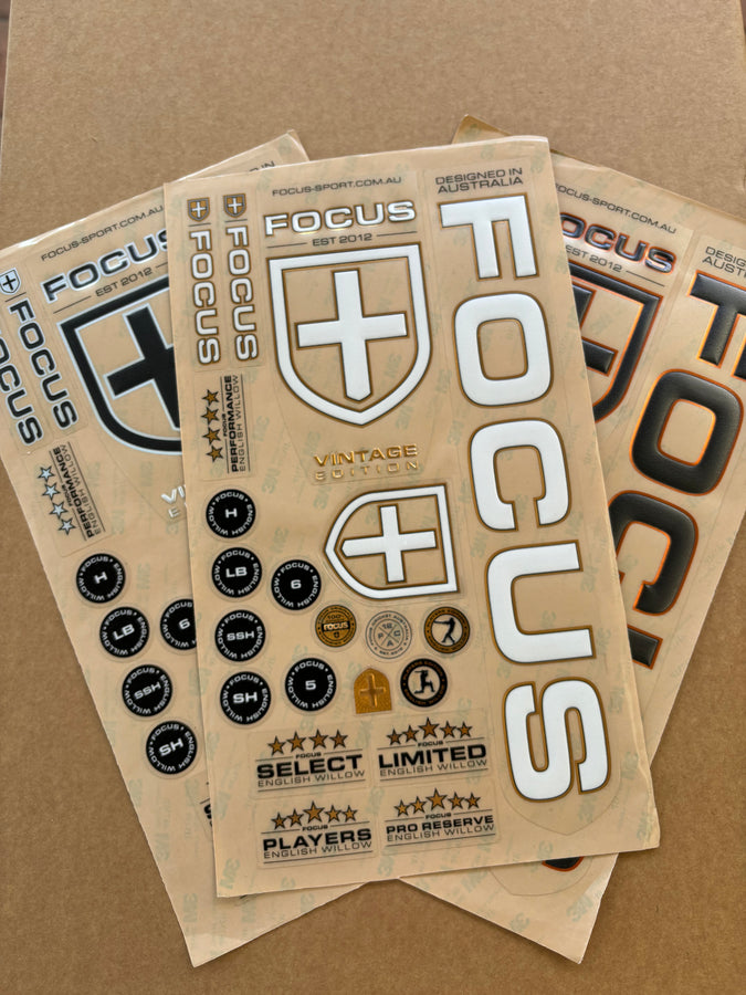 Focus VINTAGE Bat Stickers Focus VINTAGE Bat Stickers