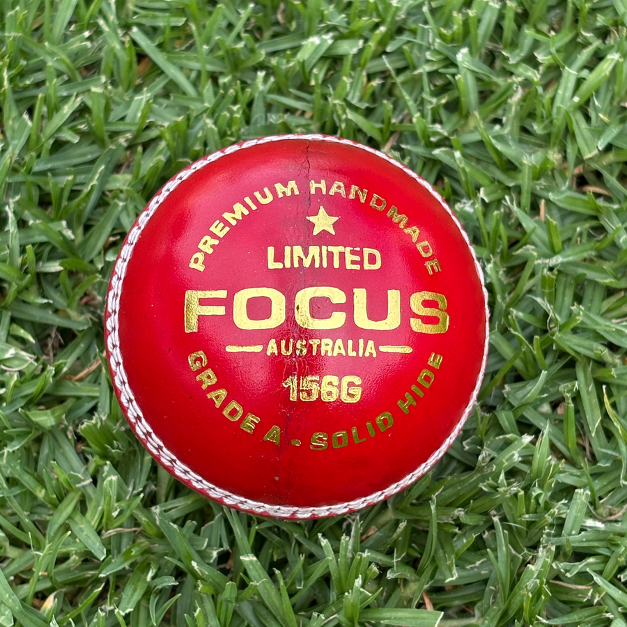 Focus LIMITED Series 156g Ball - 4pc Red - Australian Seam Focus LIMITED Series 156g Ball - 4pc Red - Australian Seam