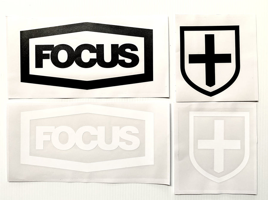 Focus Die-Cut Stickers Focus Die-Cut Stickers