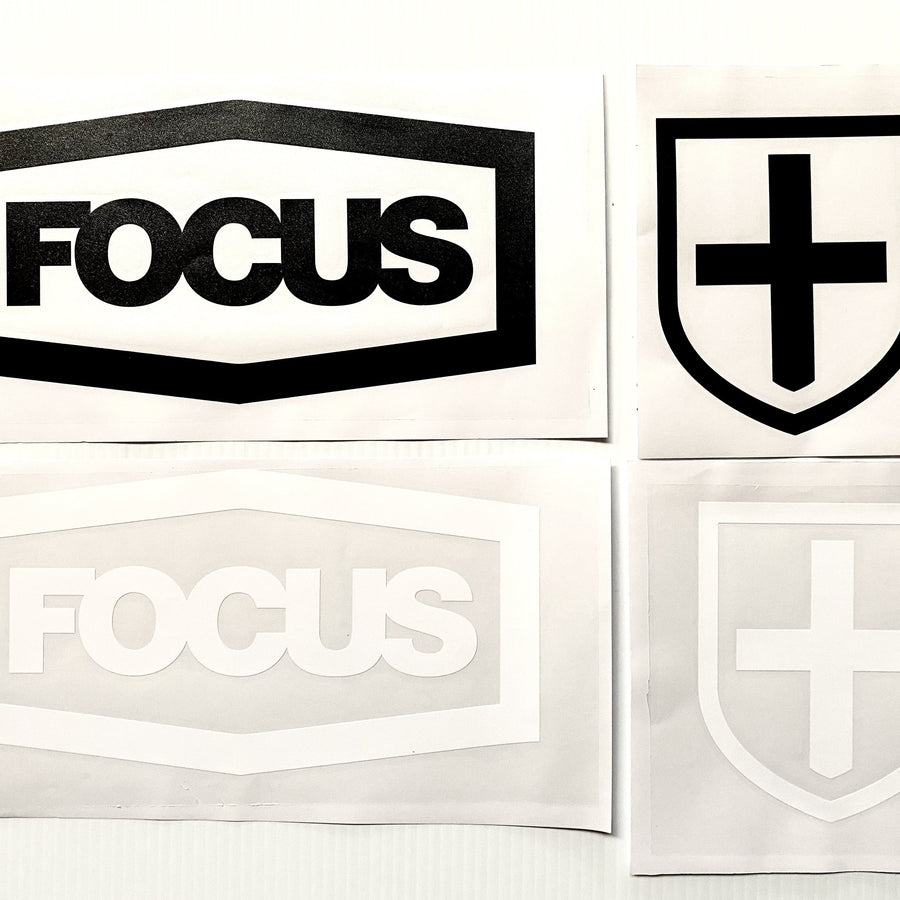 Focus Die-Cut Stickers Focus Die-Cut Stickers