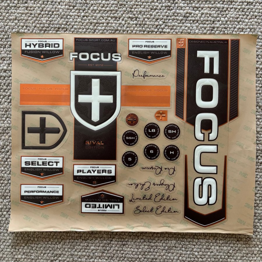 Focus Bat Stickers