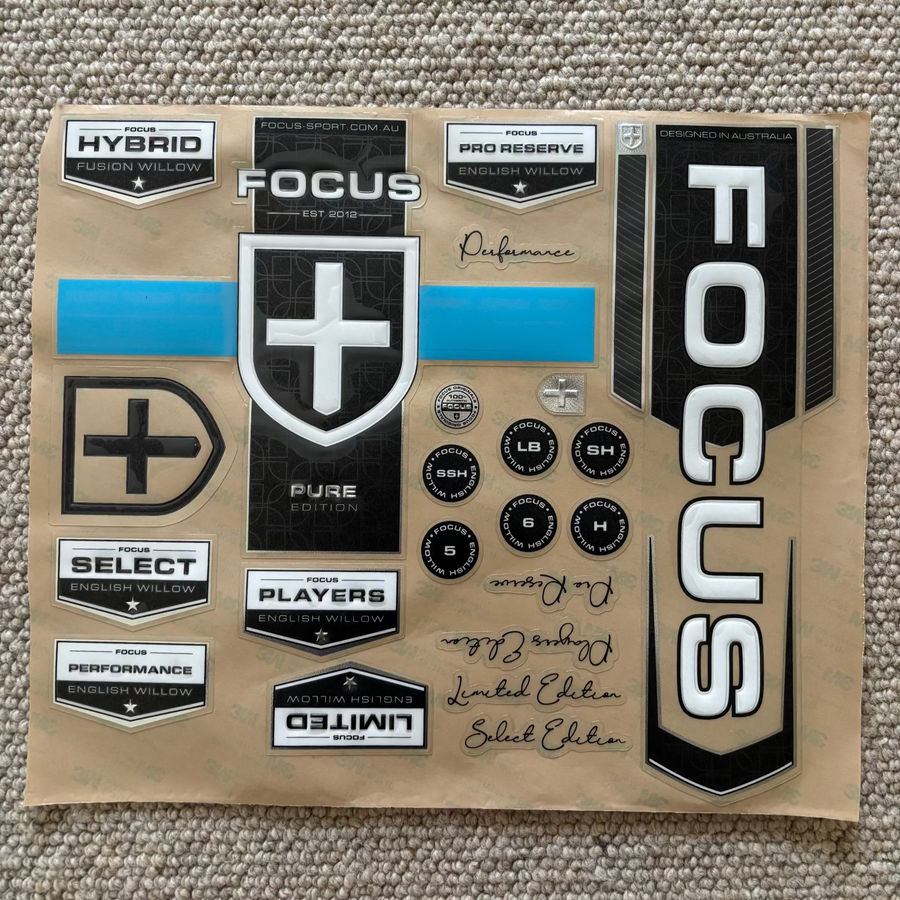Focus Bat Stickers