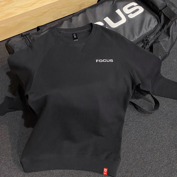 Focus Script Crew - Long Sleeve