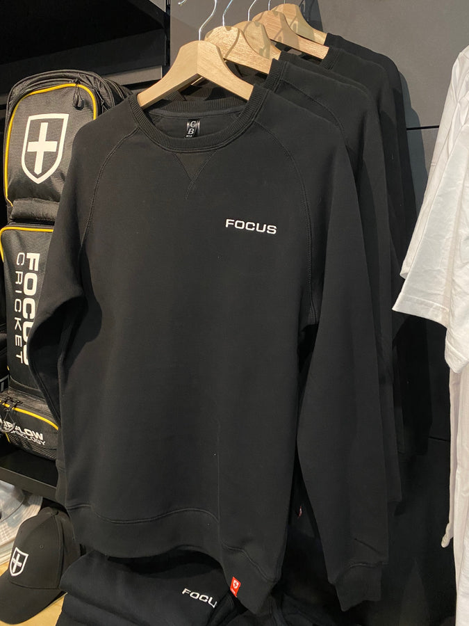 Focus Script Crew - Long Sleeve